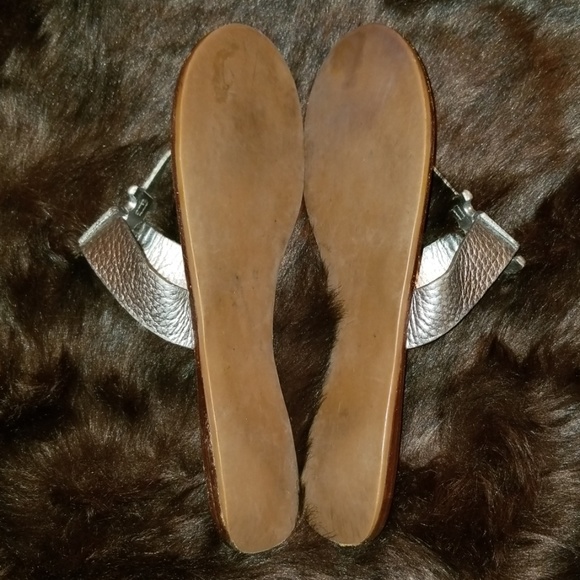 Tory Burch Moore Graphite Sandals, Size 8M - Picture 5 of 7